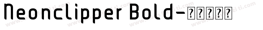 Neonclipper Bold字体转换